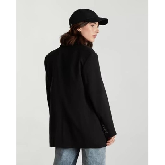 Everlane The 80's Blazer Black Women's Size 2 NWT - Picture 3 of 11